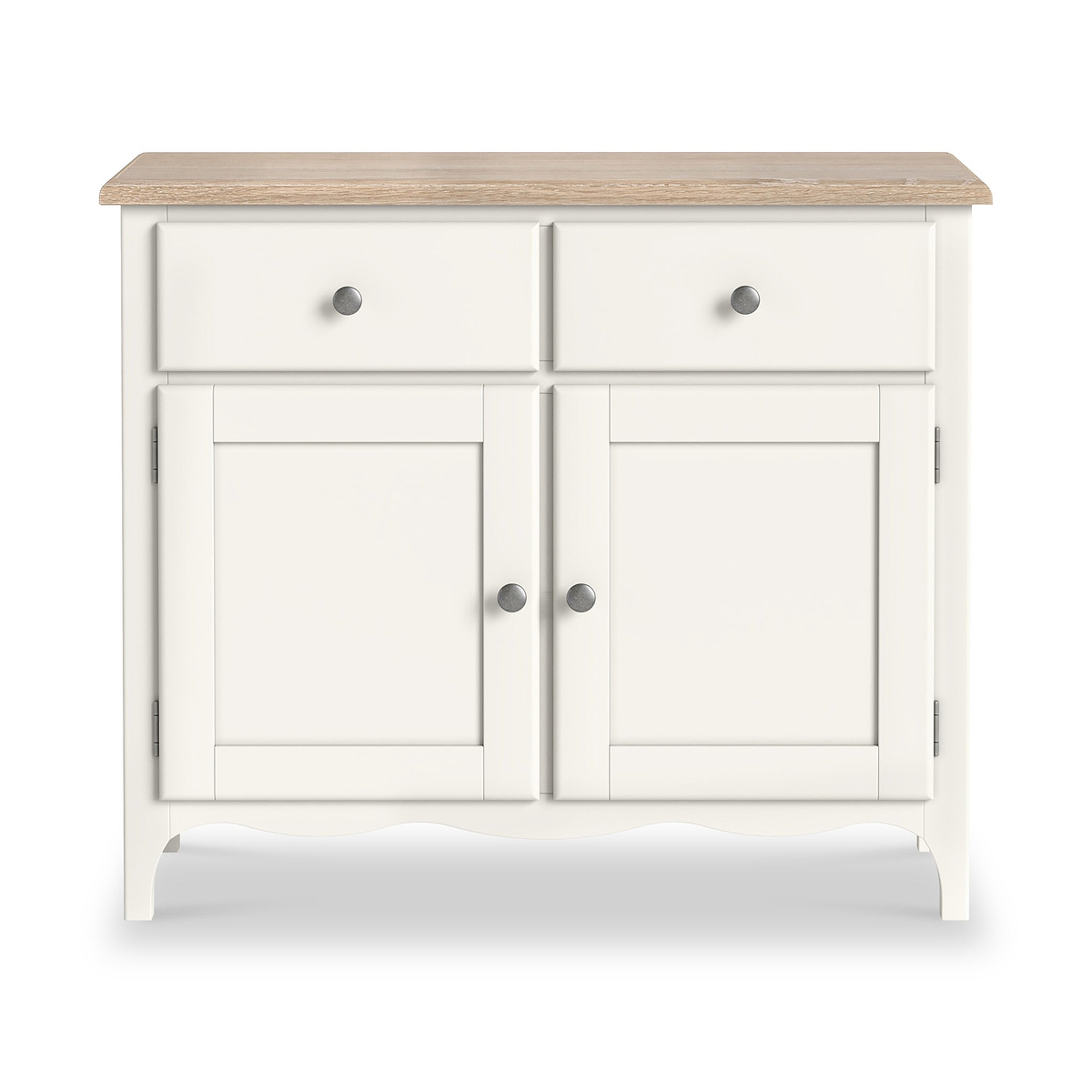 Celine Coconut White Oak Top Small Sideboard from Roseland Furniture