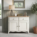 Celine Coconut White Oak Top Small Sideboard from Roseland Furniture