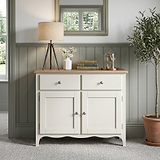 Celine Coconut White Oak Top Small Sideboard from Roseland Furniture