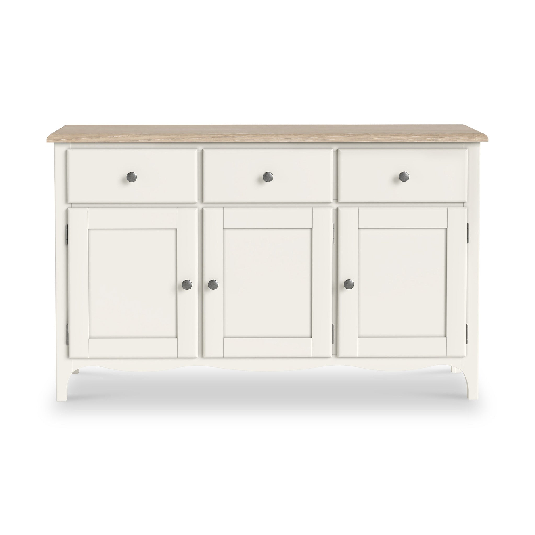 Celine Coconut White Oak Top Large Sideboard from Roseland Furniture