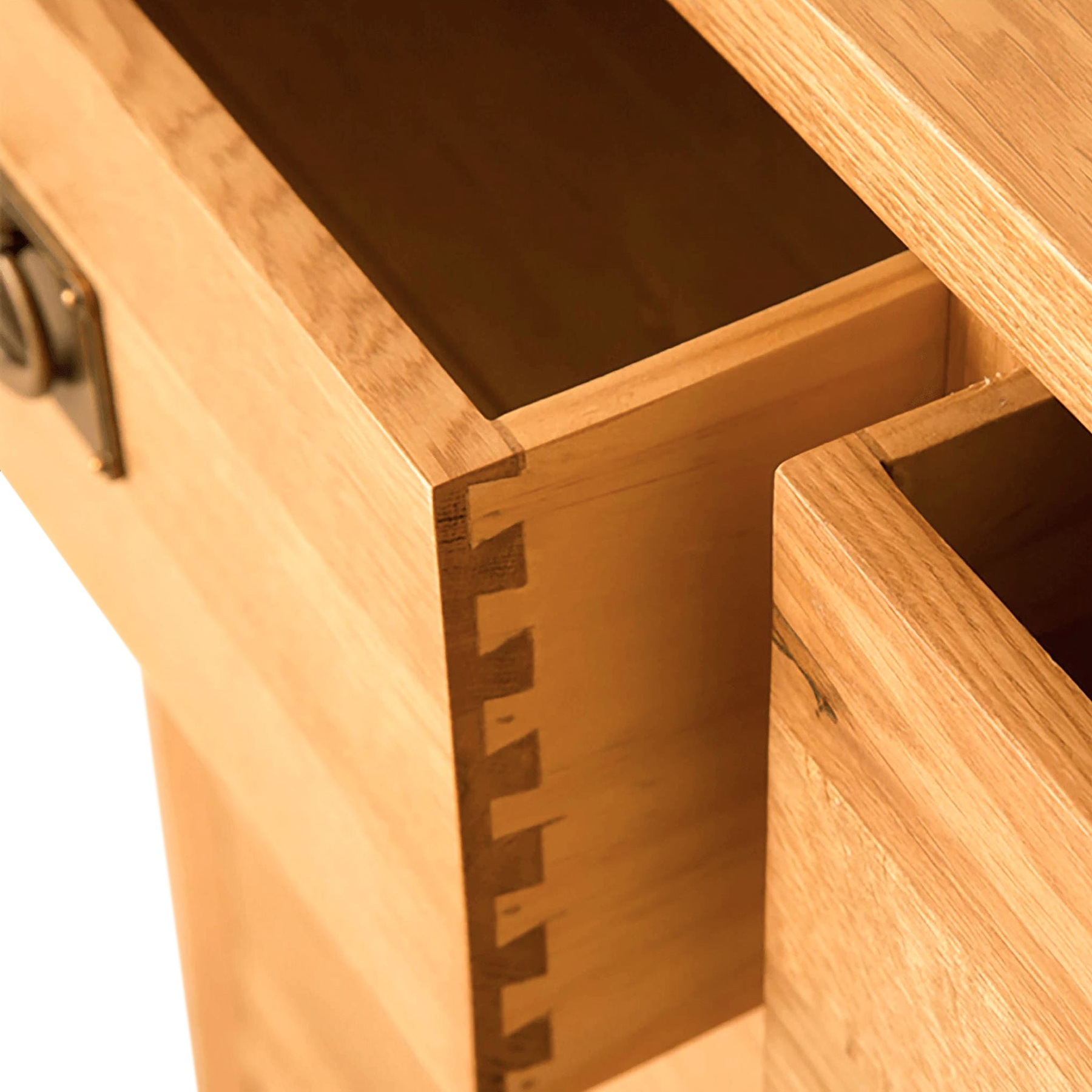 Lanner Oak Console Table by Roseland Furniture