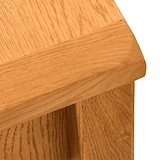 Lanner Oak Large Bookcase by Roseland Furniture