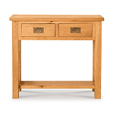Lanner Oak Console Table by Roseland Furniture