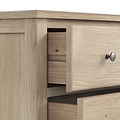 Celine Washed Oak 3 Drawer Chest from Roseland Furniture