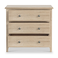 Celine Washed Oak 3 Drawer Chest from Roseland Furniture
