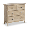 Celine Washed Oak 2 Over 2 Drawer Chest from Roseland Furniture