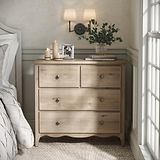 Celine Washed Oak 2 Over 2 Drawer Chest from Roseland Furniture