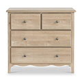 Celine Washed Oak 2 Over 2 Drawer Chest from Roseland Furniture