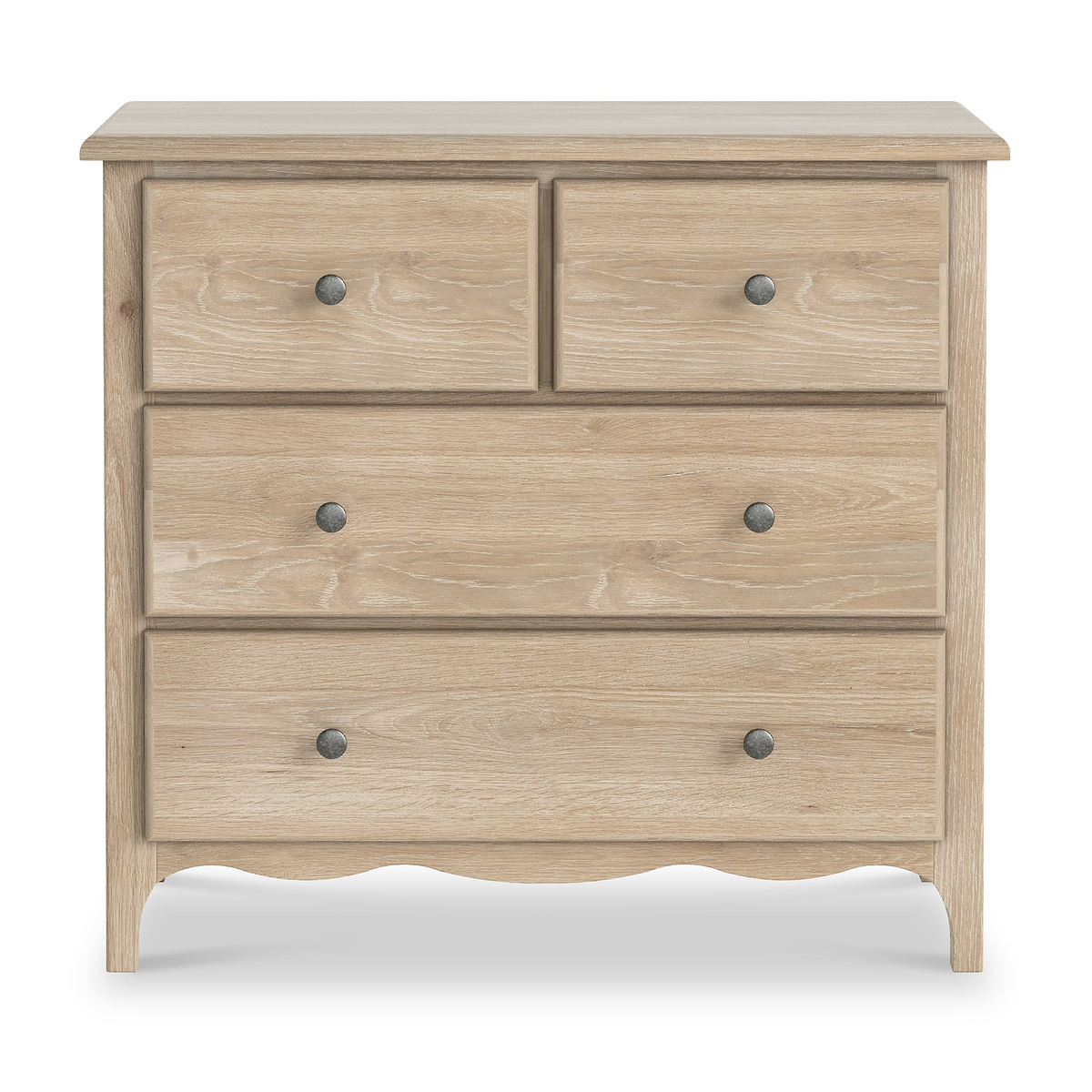 Celine Washed Oak 2 Over 2 Drawer Chest from Roseland Furniture