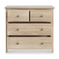 Celine Washed Oak 2 Over 2 Drawer Chest from Roseland Furniture