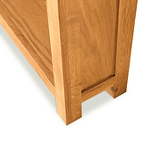 Lanner Oak Large Bookcase by Roseland Furniture