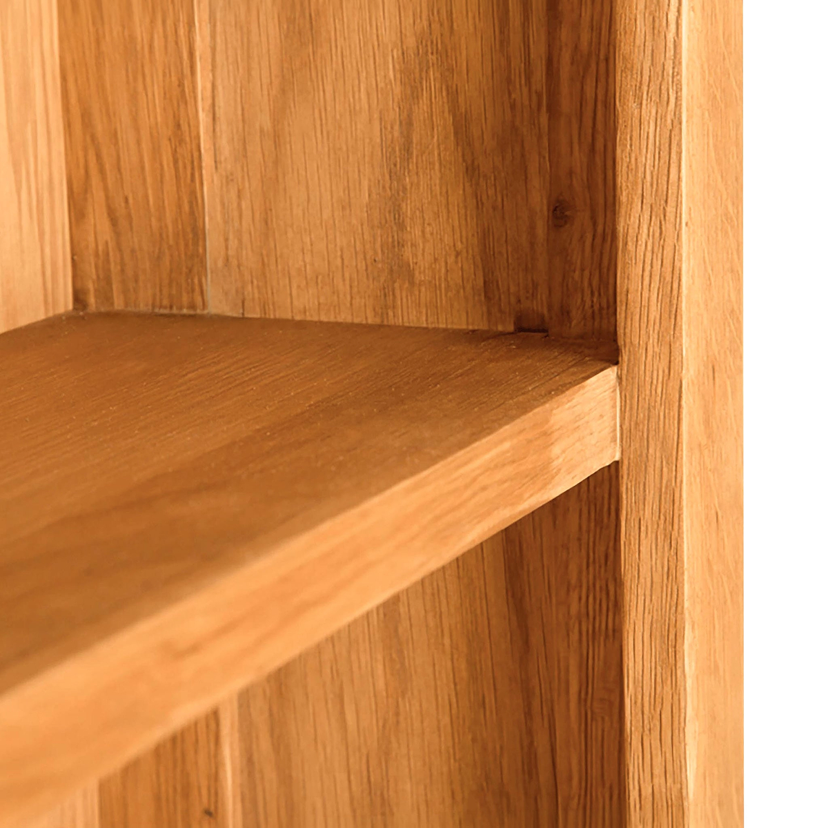 Lanner Oak Large Bookcase by Roseland Furniture
