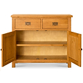 Lanner Oak Small Sideboard from Roseland Furniture