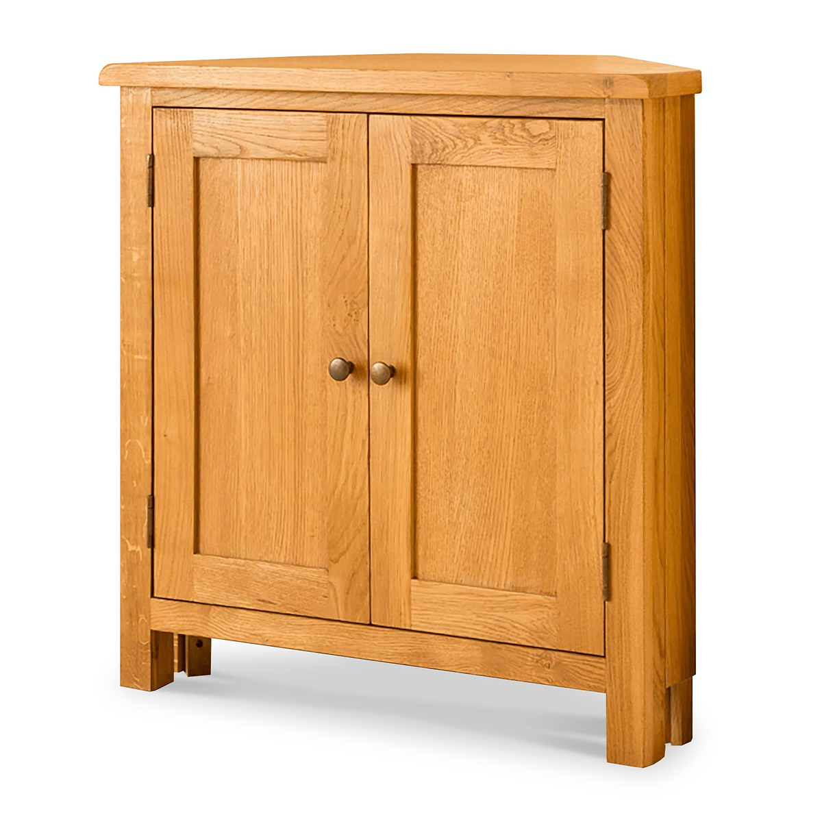 Lanner Oak Corner Cupboard from Roseland Furniture