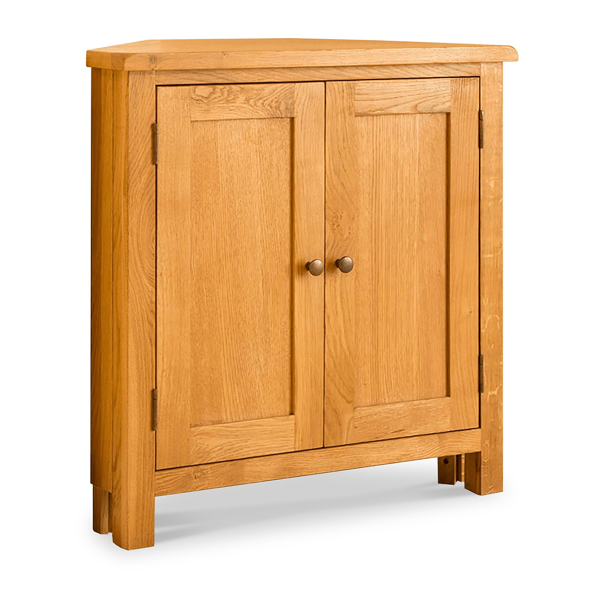 Lanner Oak Corner Cupboard from Roseland Furniture