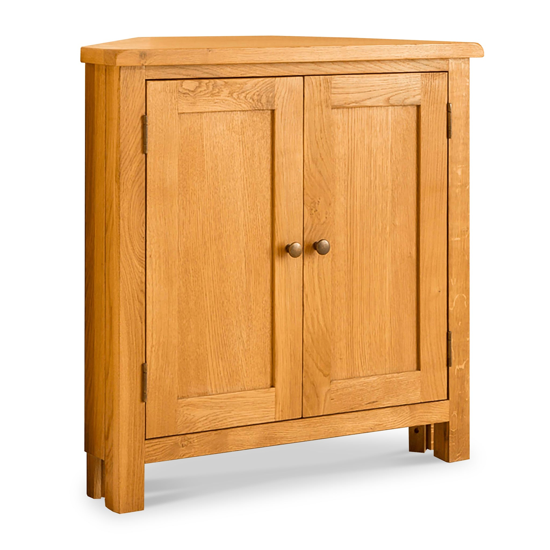 Lanner Oak Corner Cupboard from Roseland Furniture