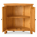 Lanner Oak Corner Cupboard from Roseland Furniture