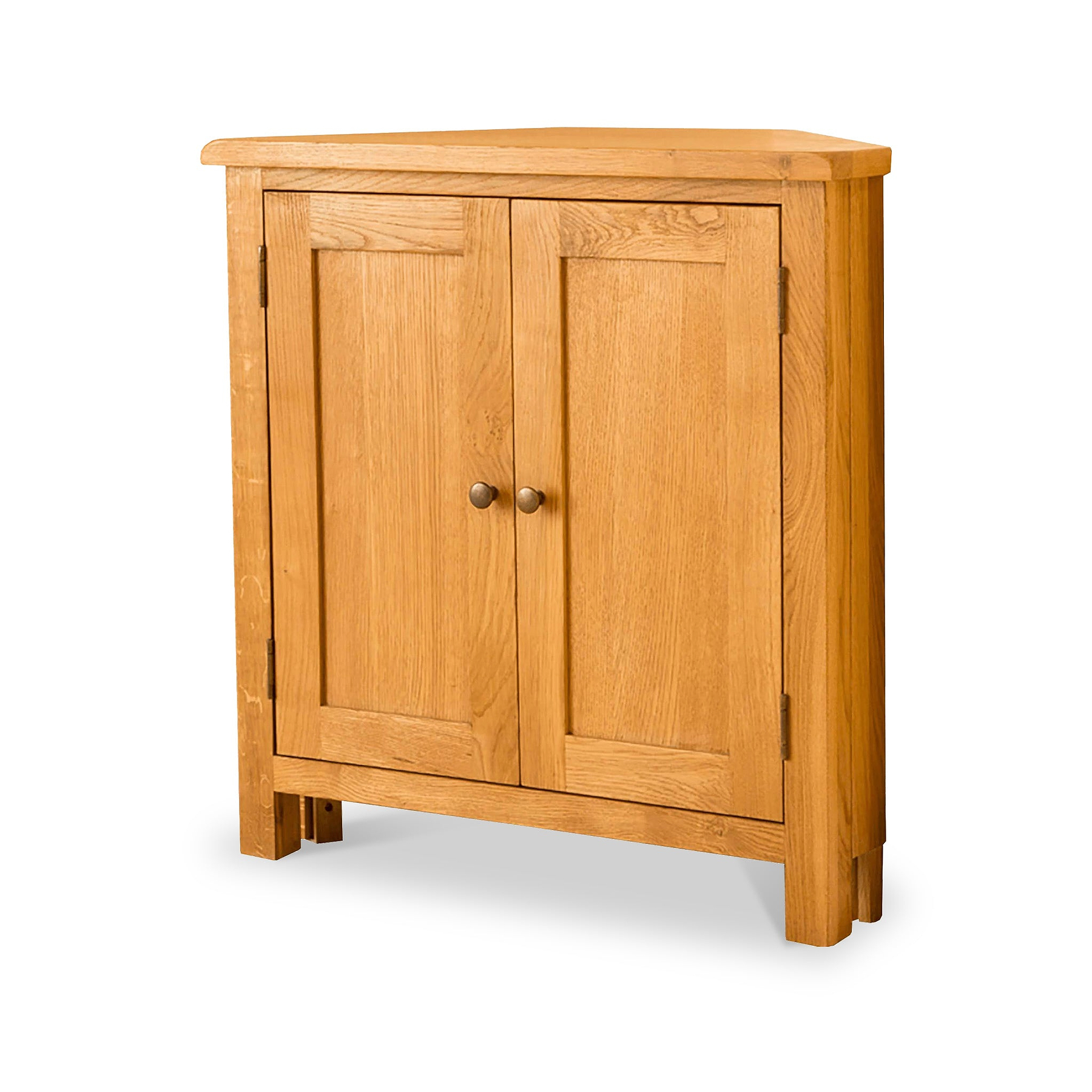 Lanner Oak Corner Cupboard from Roseland Furniture