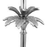 Trafalgar Nickel Palm Tree Floor Lamp