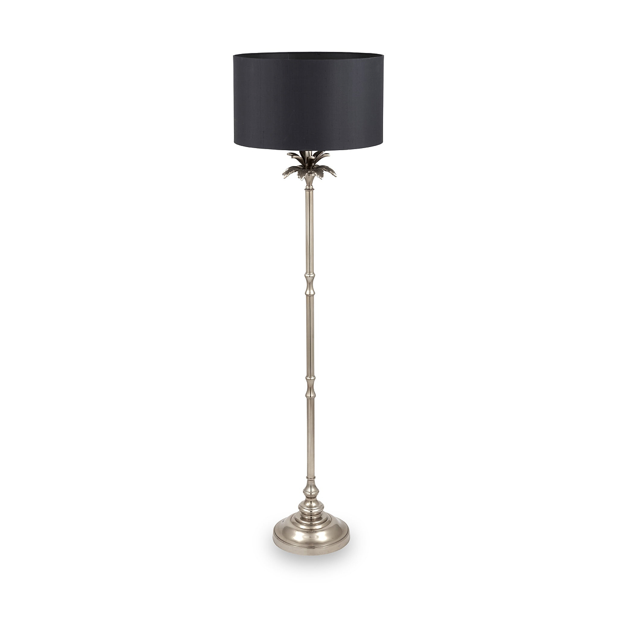 Trafalgar Nickel Palm Tree Floor Lamp