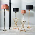 Trafalgar Gold Palm Tree Stick Floor Lamp