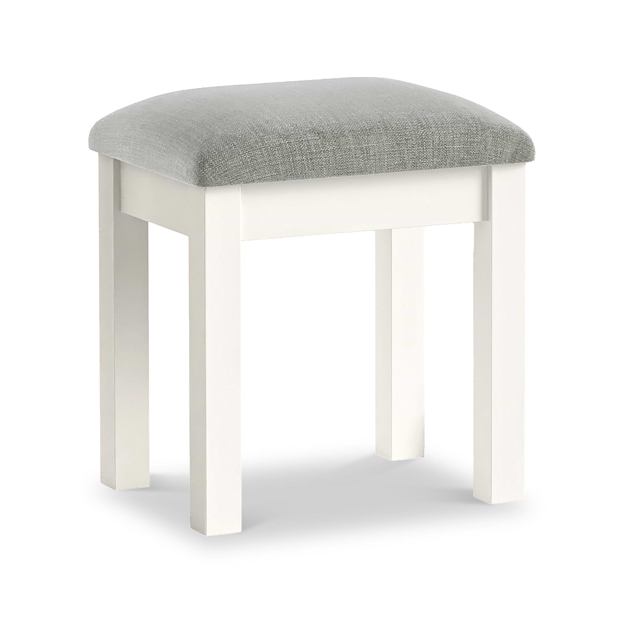 Ingleby Dressing Table Stool Coconut White from Roseland Furniture