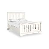 Ingleby Slatted Bedframe Double Coconut White from Roseland Furniture