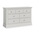 Ingleby 3 over 4 Drawer Chest Light Grey from Roseland Furniture