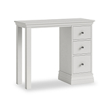 Ingleby Single Pedestal Dressing Table Light Grey Group1 from Roseland Furniture