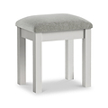 Ingleby Dressing Table Stool Light Grey from Roseland Furniture
