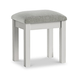 Ingleby Dressing Table Stool Light Grey from Roseland Furniture