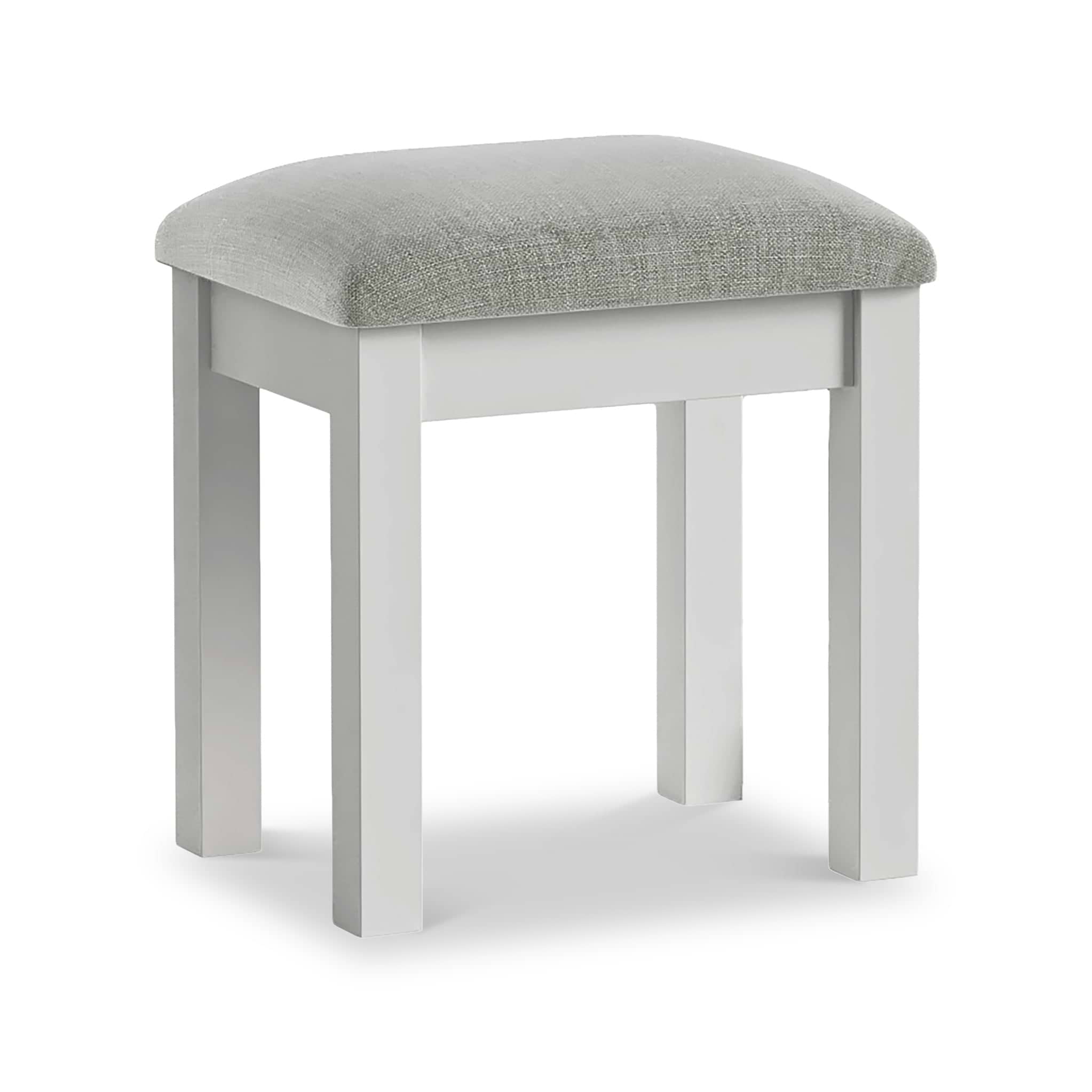 Ingleby Dressing Table Stool Light Grey from Roseland Furniture