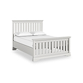 Ingleby Slatted Bedframe Double Light Grey from Roseland Furniture