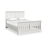 Ingleby Slatted Bedframe King Light Grey from Roseland Furniture