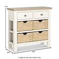 Farrow Basket Console Table from Roseland Furniture