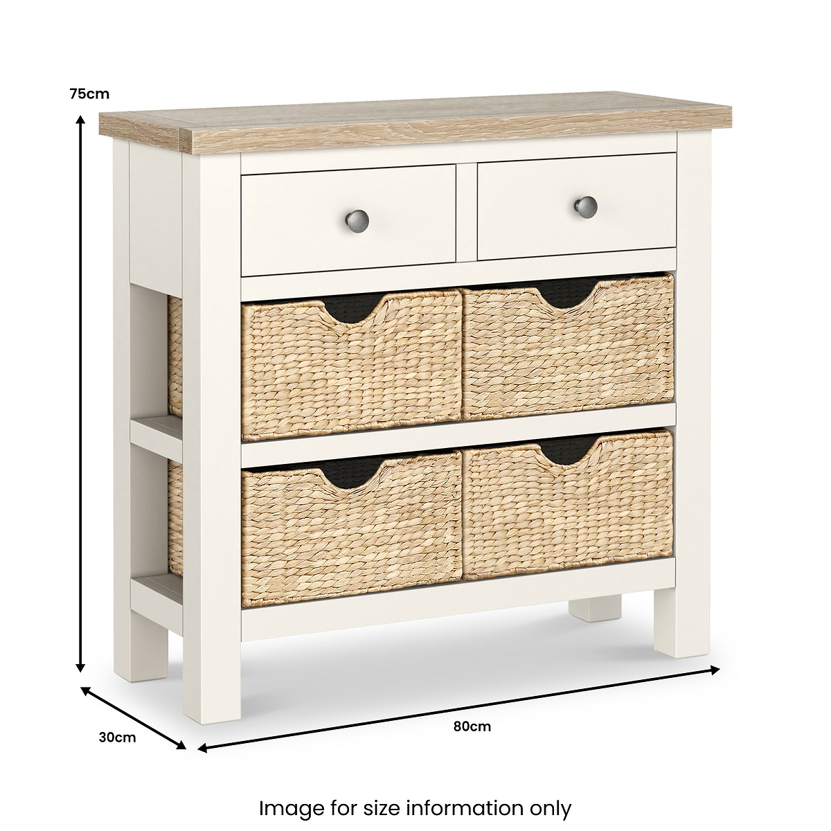 Farrow Basket Console Table from Roseland Furniture