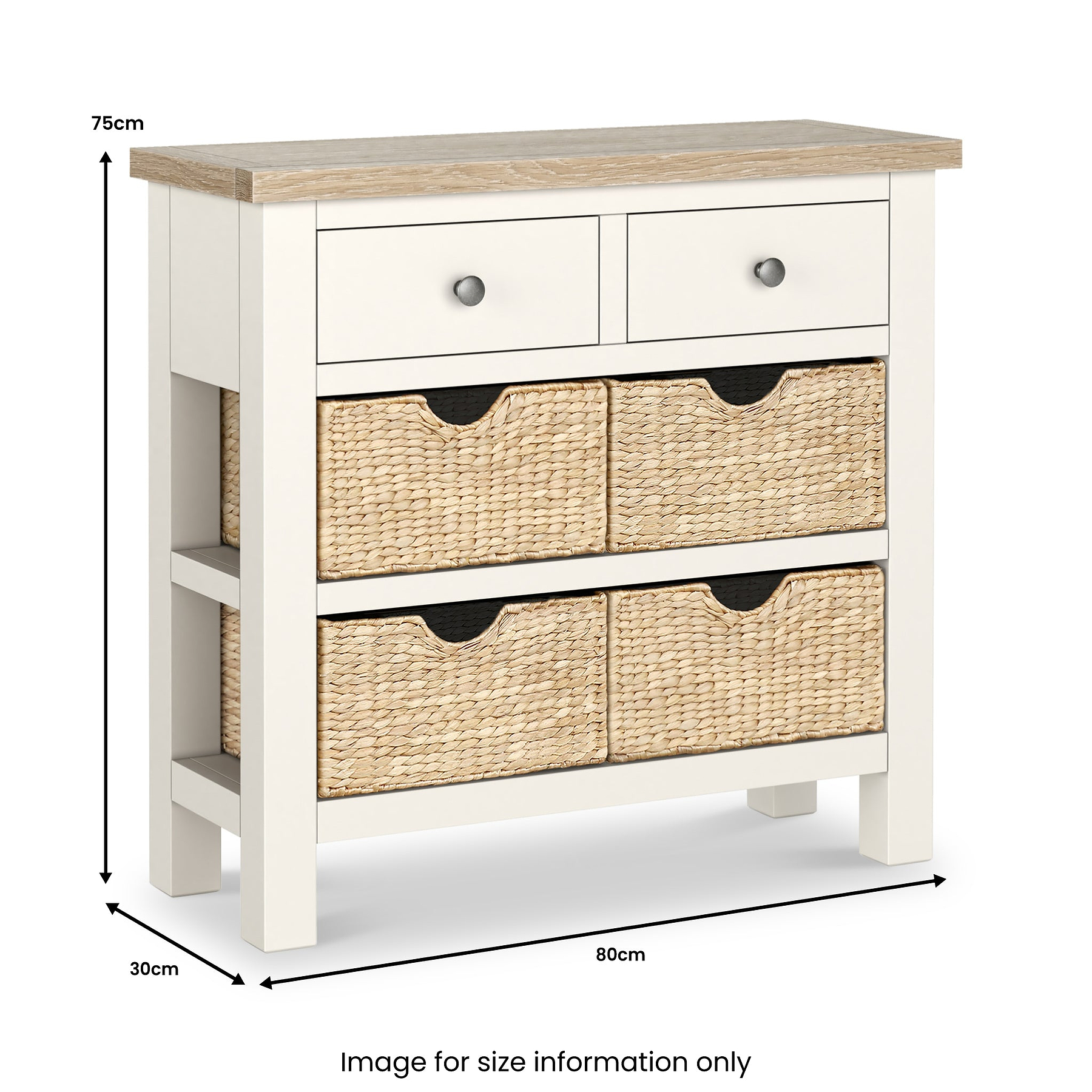 Farrow Basket Console Table from Roseland Furniture