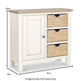 Farrow Basket Small Sideboard from Roseland Furniture