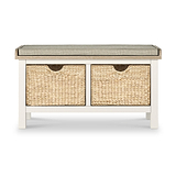Farrow Basket Storage Bench from Roseland Furniture