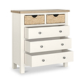 Farrow Basket 2 Over 3 Drawer Chest from Roseland Furniture