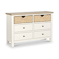 Farrow Basket 6 Drawer Chest from Roseland Furniture