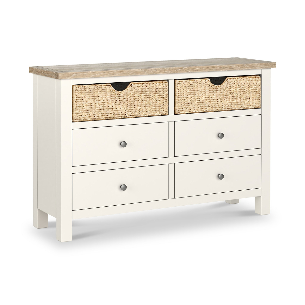 Farrow Basket 6 Drawer Chest from Roseland Furniture