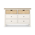 Farrow Basket 6 Drawer Chest from Roseland Furniture