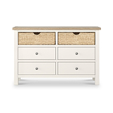 Farrow Basket 6 Drawer Chest from Roseland Furniture