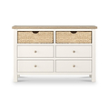 Farrow Basket 6 Drawer Chest from Roseland Furniture