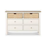 Farrow Basket 6 Drawer Chest from Roseland Furniture