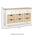 Farrow Basket 9 Drawer Chest from Roseland Furniture