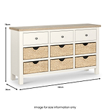 Farrow Basket 9 Drawer Chest from Roseland Furniture