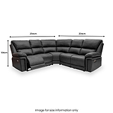 Randell Power Recliner Corner Sofa from Roseland Furniture