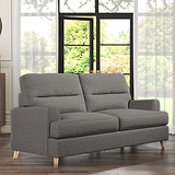 Foxton Charcoal 3 Seater Sofa from Roseland furniture
